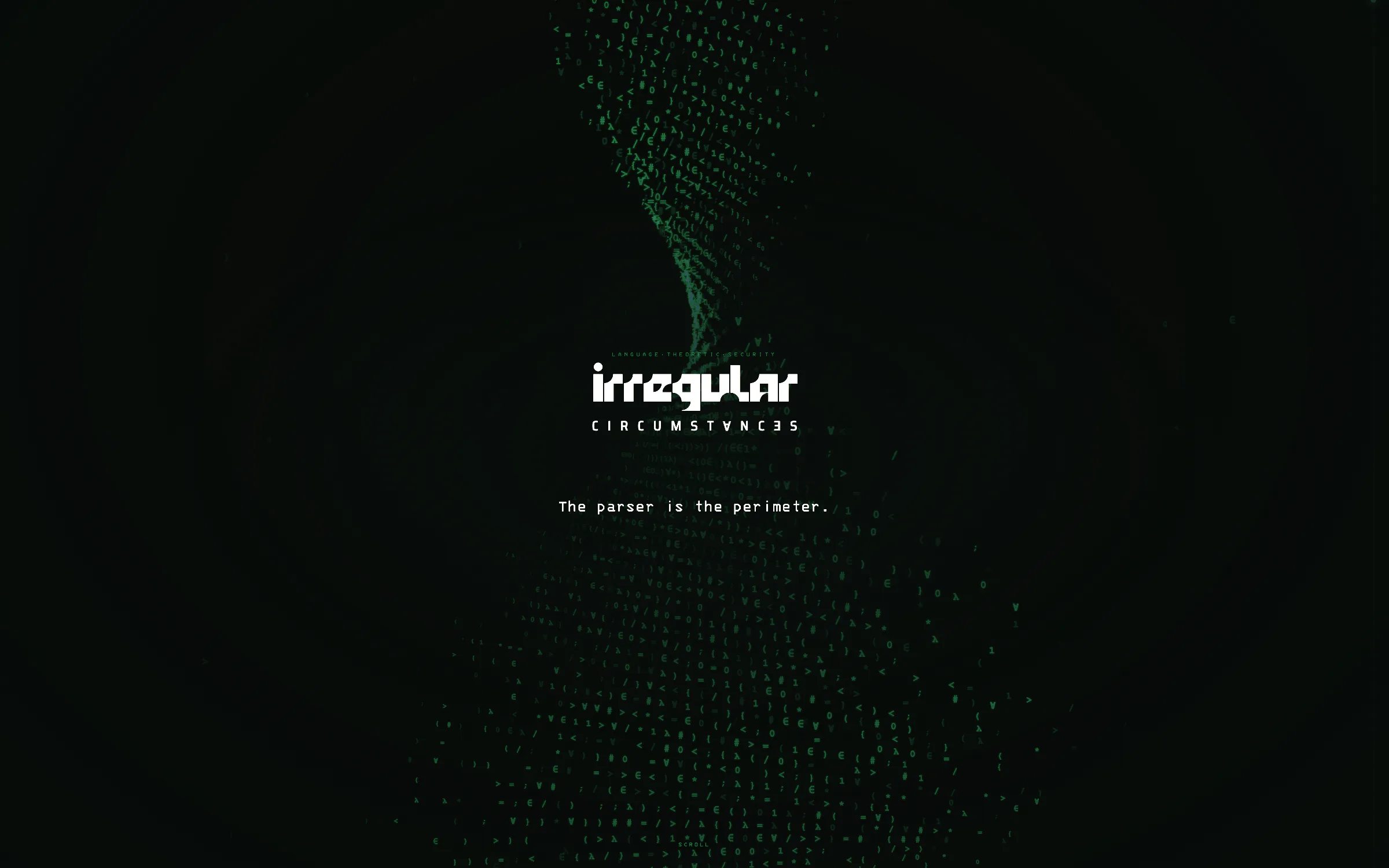 Irregular Circumstances — terminal boot ending in READY_